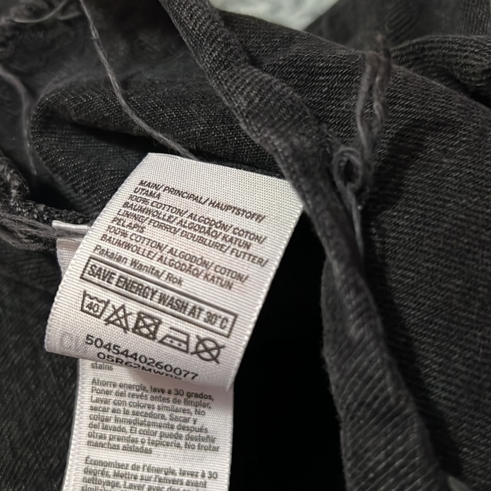 Topshop Moto Raw Hem Denim Skirt - Picture 7 of 7